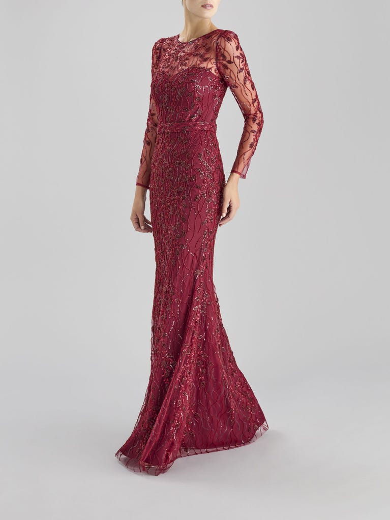 pronovias SPARKLE 2333 | Vestido de fiesta recto con escote barco | The Party Edit by Pronovias