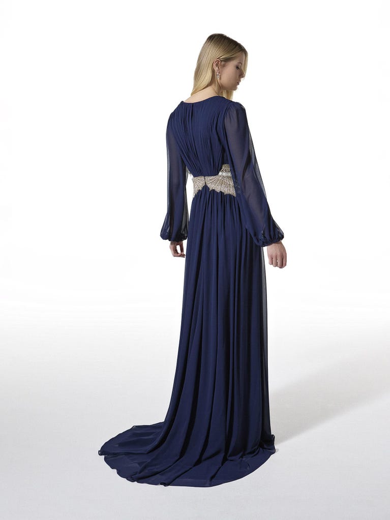 Pronovias Sparkle 2444 | Vestido De Fiesta Corte en a Con Escote De Pico | Pronovias