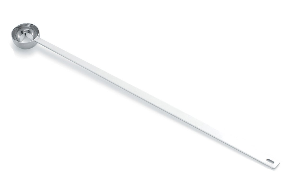 pujadas 1-tablespoon round stainless steel measuring spoon with long handle