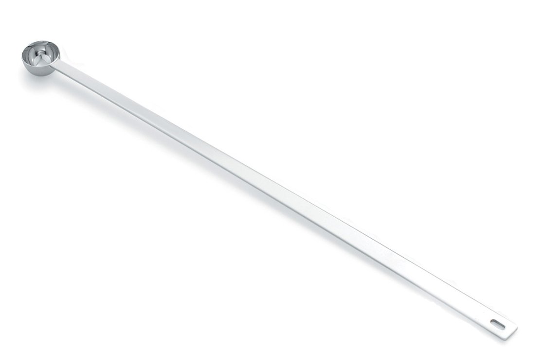 pujadas 1-teaspoon round stainless steel measuring spoon with long handle