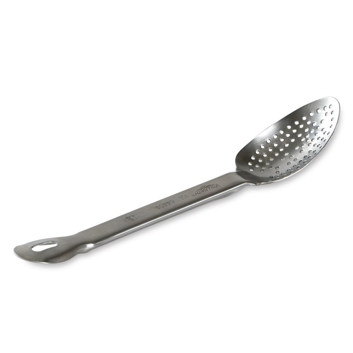 pujadas 13 ¼-inch heavy-duty stainless steel perforated basting spoon