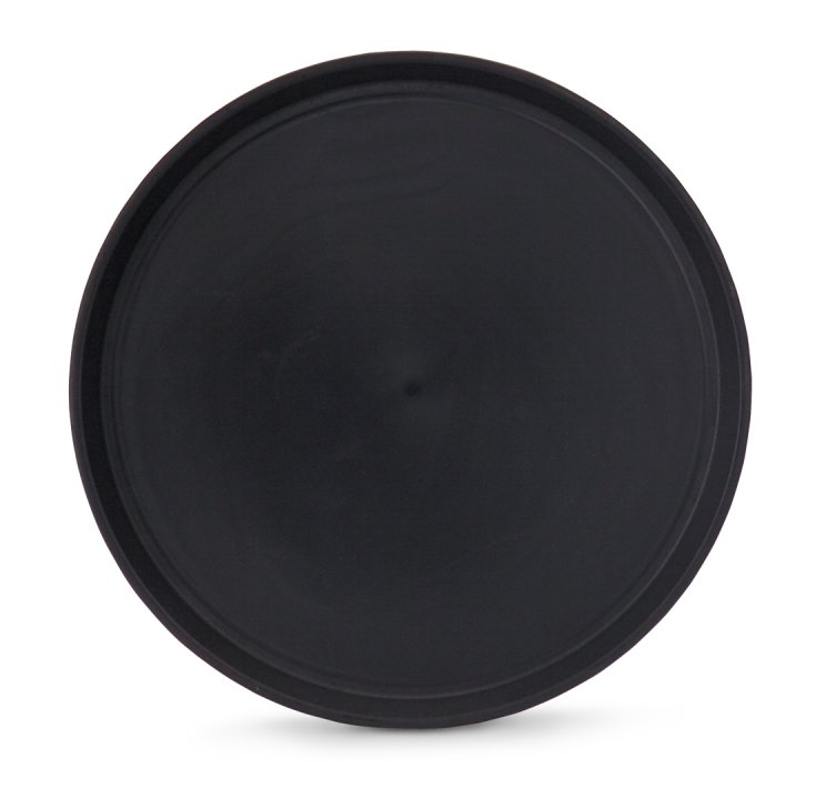 pujadas 14-inch Traex® round nonskid tray in black