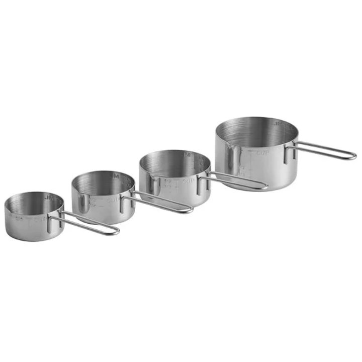 pujadas Four-piece stainless steel measuring cup set