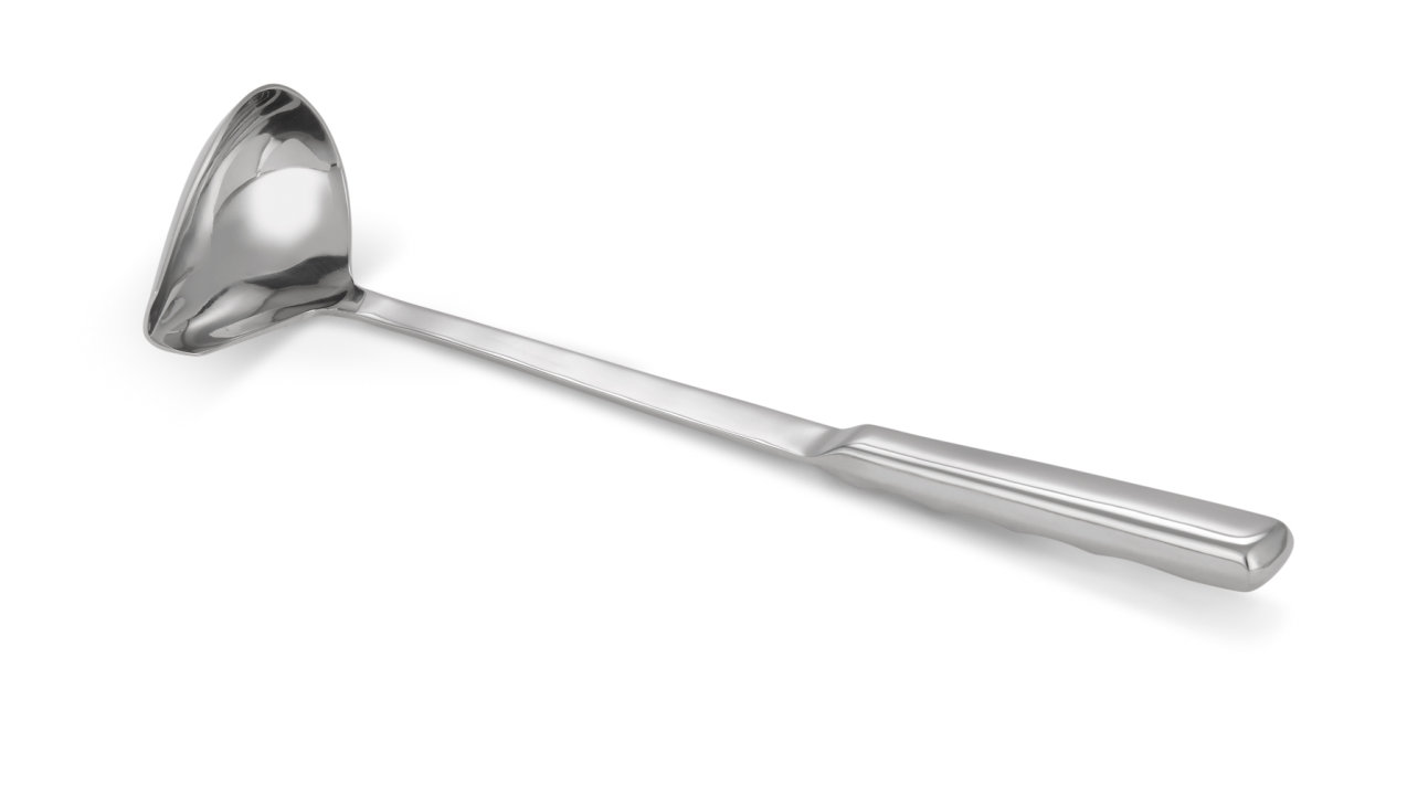 pujadas 1-ounce hollow-handle ladle with spout
