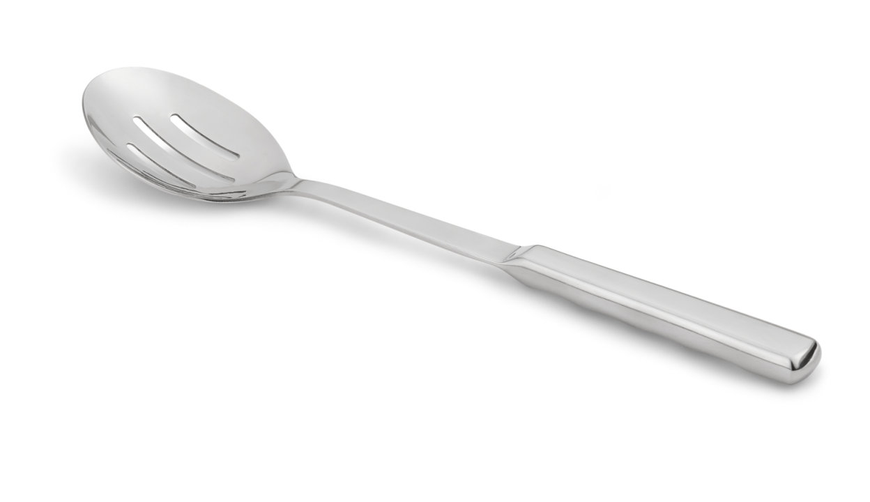 pujadas Hollow-handle slotted serving spoon