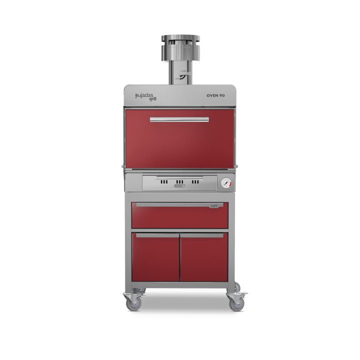 pujadas Premium Charcoal Oven 90 Red