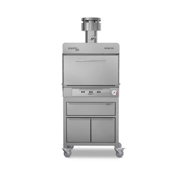 pujadas Premium Charcoal Oven 90 Stainless Steel