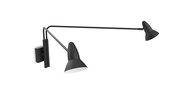 pujol iluminación A-217/2Doble aplique orientable E14