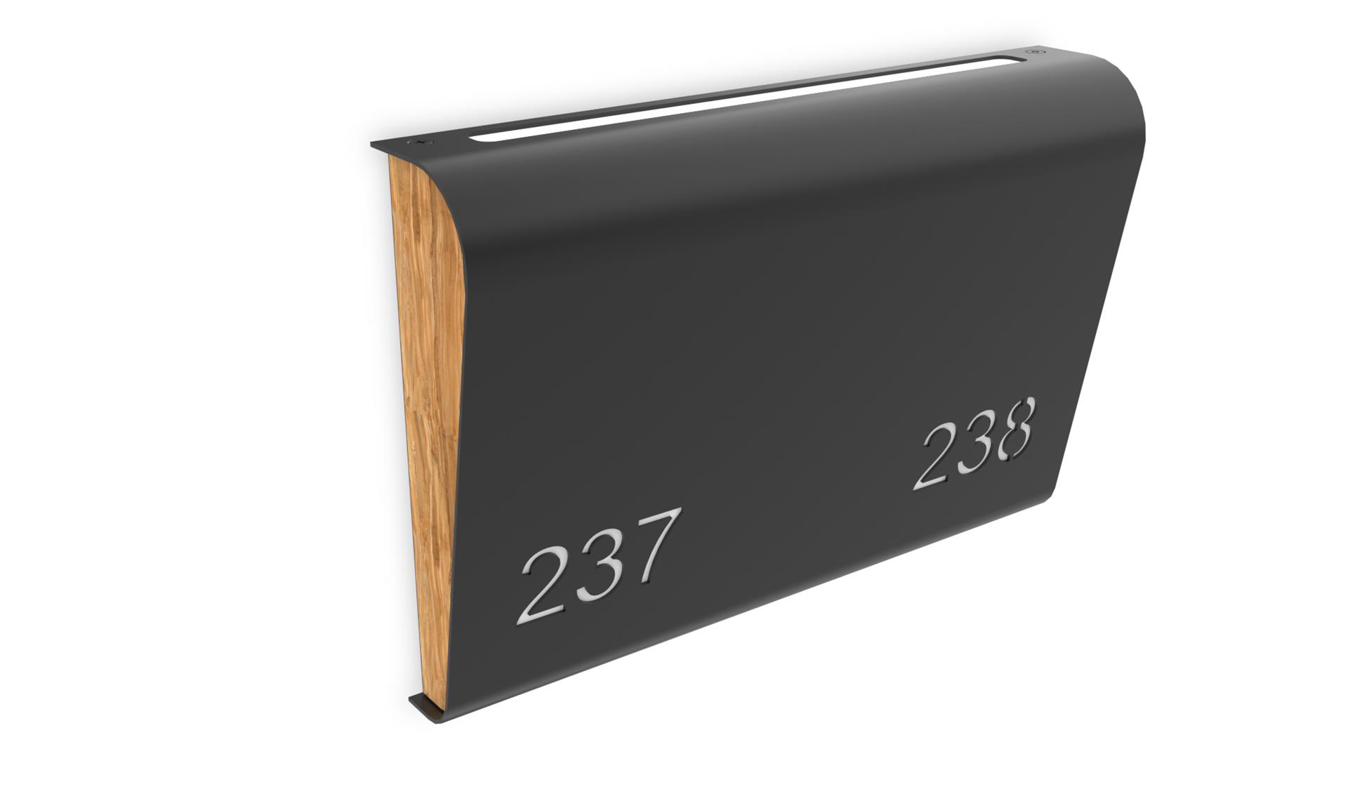 pujol iluminación A-225/30Aplique señalitica ancho300 LED 200LM