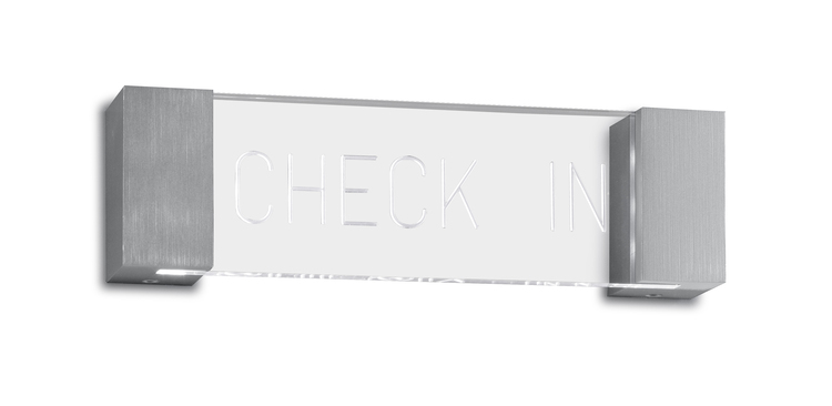 pujol iluminación A-920 ESPAplique para señalización en LED. Diseño personalizado