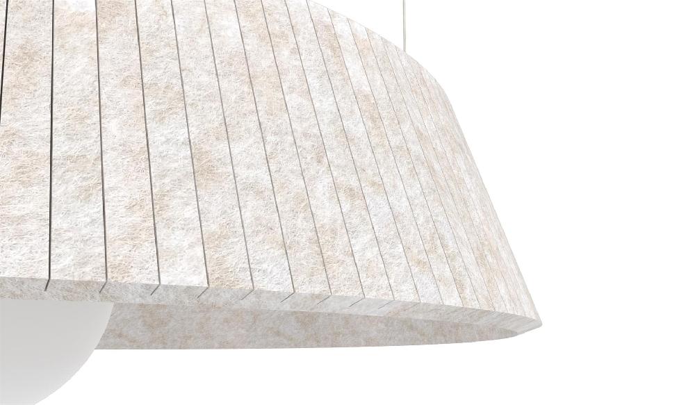 Pujol Iluminación C-232/60Colgante Acustic Pantalla Ø600 Y Bola Ø150