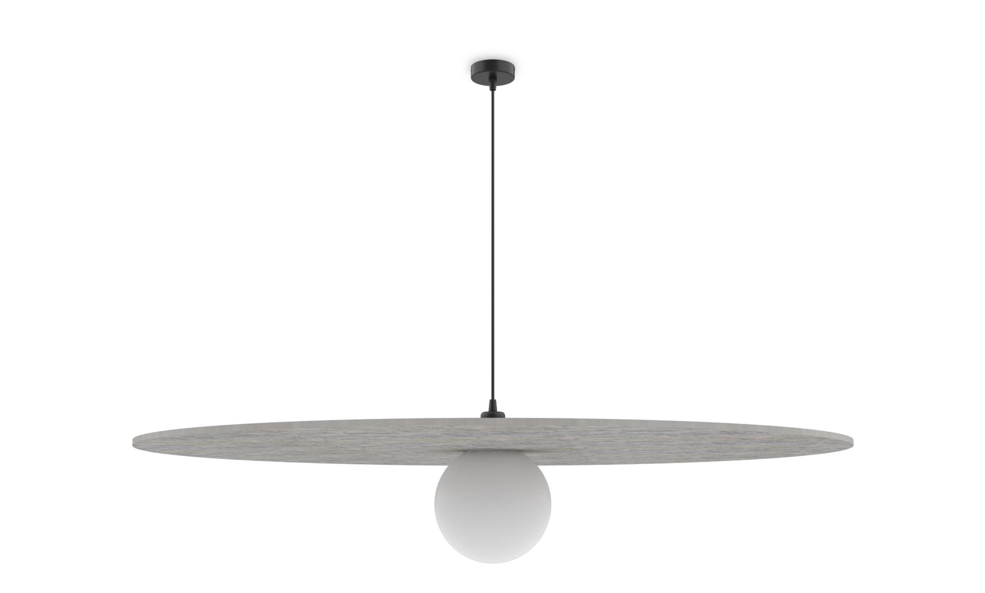 pujol iluminación C-233/120Colgante acustic Ø1200 y bola Ø150