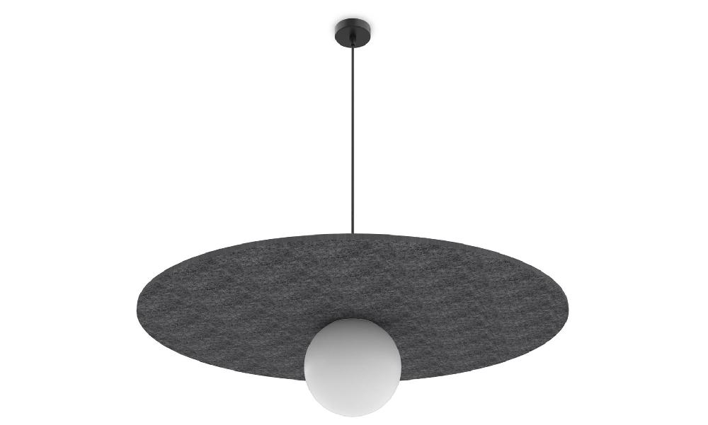 Pujol Iluminación C-233/80Colgante Acustic Ø800 Y Bola Ø150