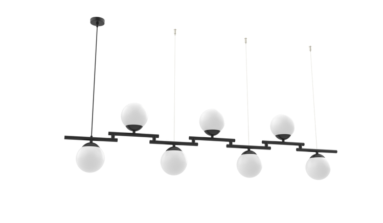 pujol iluminación C-237/7Colgante 7 spheres Ø150 LED E27