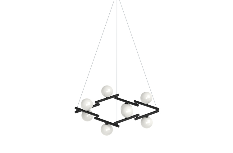 pujol iluminación C-238/8Colgante 8 spheres Ø150 LED E27