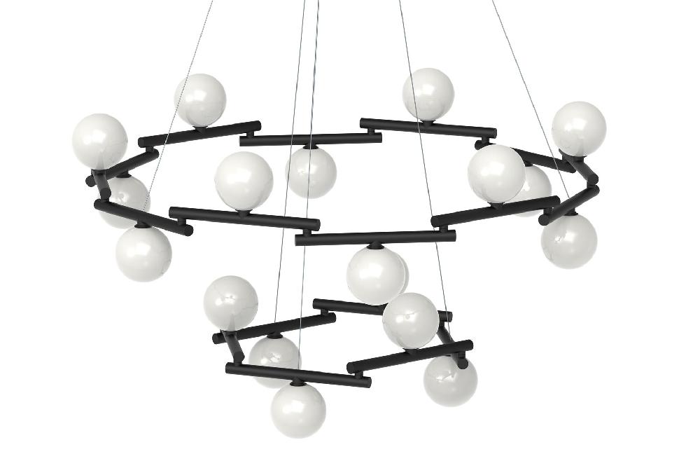 Pujol Iluminación C-240/6Colgante 6 Spheres Ø150 LED E27
