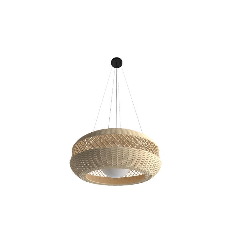 pujol iluminación MIC-01-80Colgante fibras naturales Ø800 LED E27