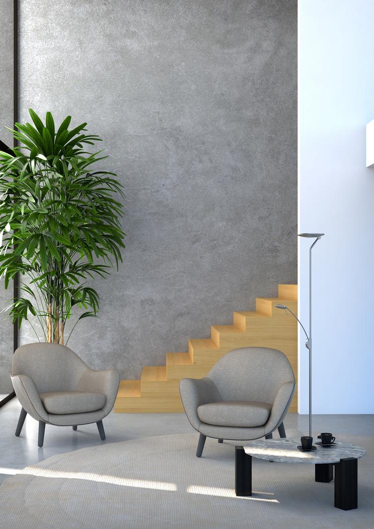 Pujol Iluminación P-801 LEDPie De Salón LED Regulable Con Brazo De Lectura