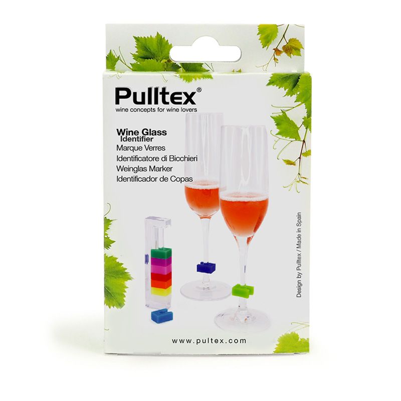 Pulltex Identificador De Copas De Silicona (10 Colores)