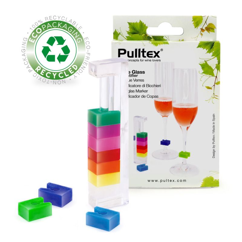 pulltex Identificador de copas de silicona (10 colores)