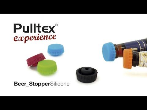 Pulltex 2 Beer Stoppers In Silicone (Black/Blue)