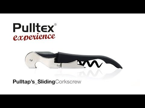 Pulltex Sacacorchos Camarero Doble Palanca Negro