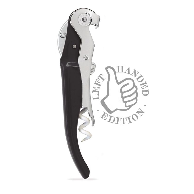 pulltex Sacacorchos para Zurdos Negro