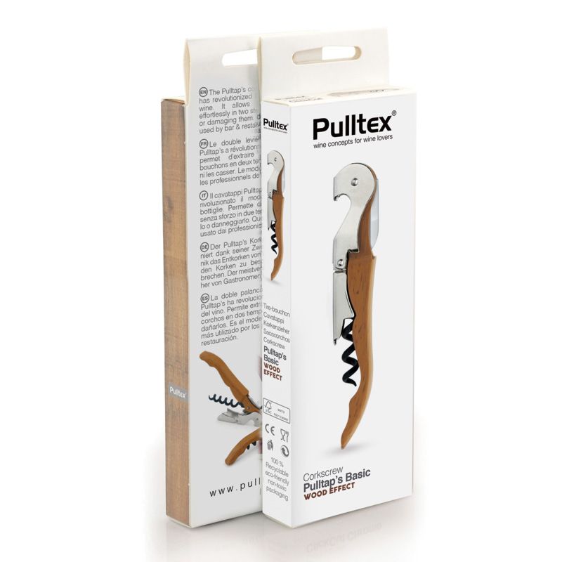 Pulltex Sacacorchos Pulltap's Basic Wood