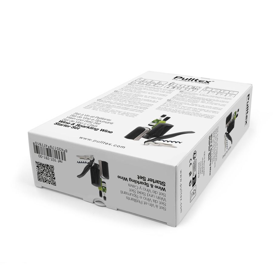 Pulltex Set De Vino Y Cava | Negro