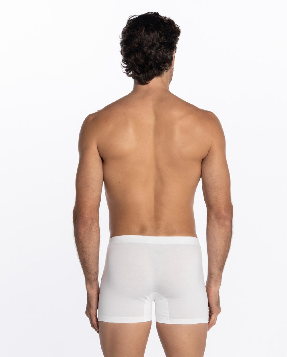 Punto Blanco Bóxer De Algodón De Hilo De Escocia - Luxury