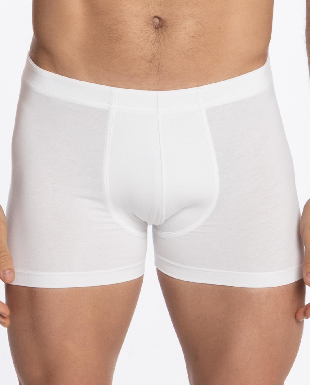 Punto Blanco Bóxer De Algodón De Hilo De Escocia - Luxury