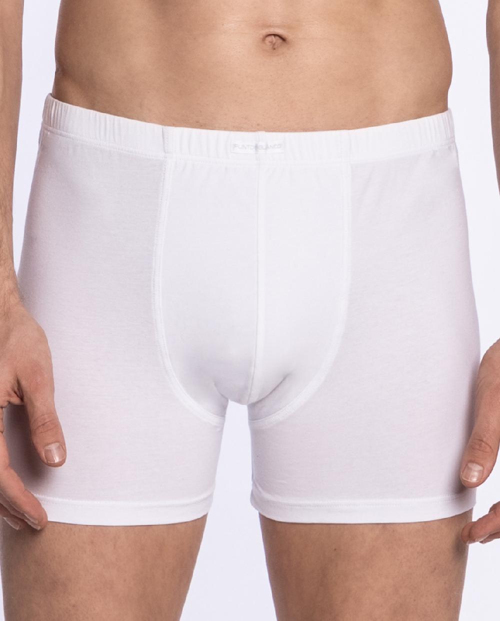 Punto Blanco Bóxer De Algodón Mercerizado Hilo Escocia