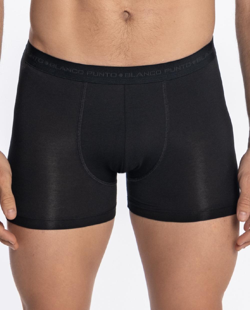 Punto Blanco Bóxer De Algodón Supima Y Micromodal - Luxury