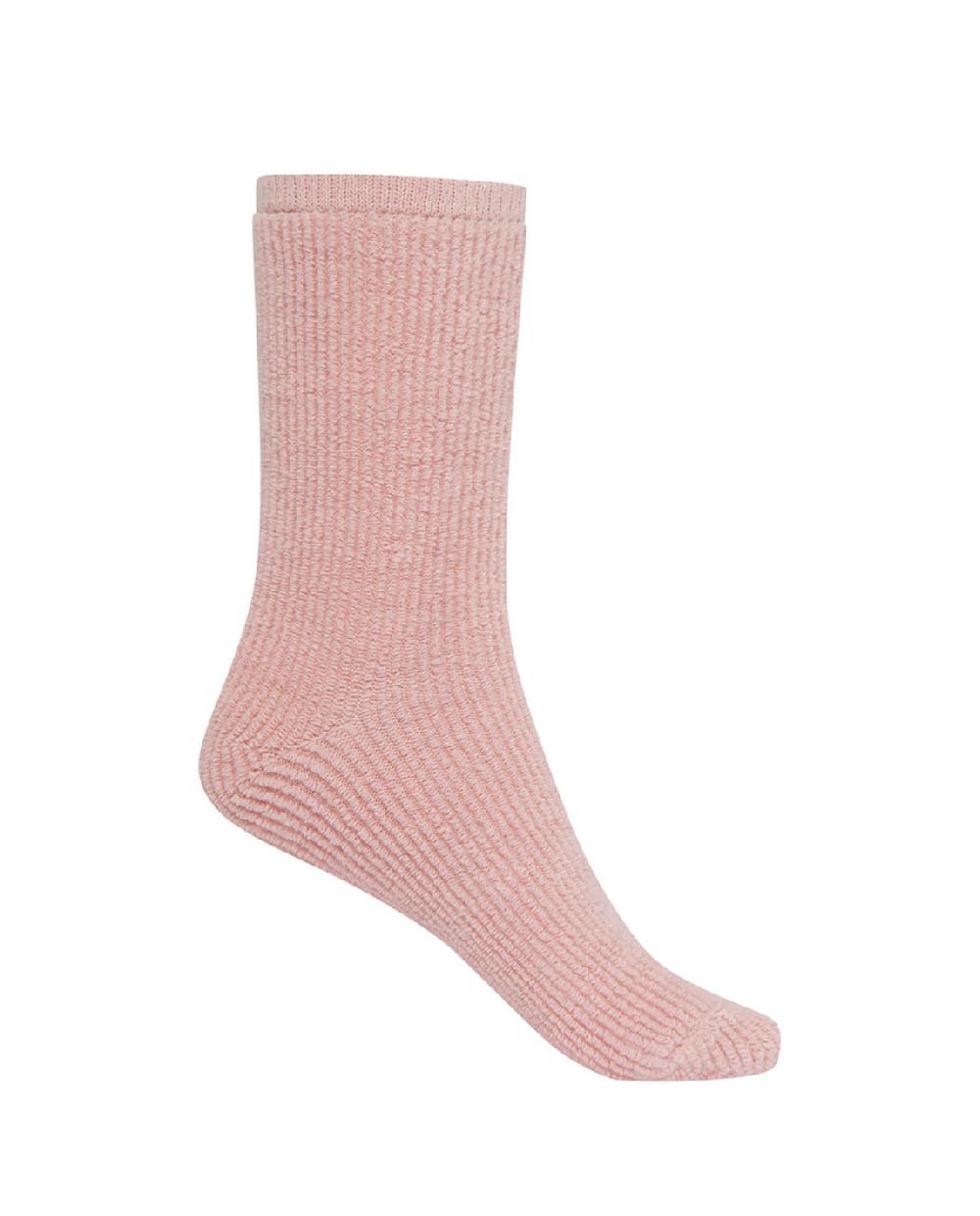 punto blanco Calcetines de acrílico con rizo exterior - Sweet Home