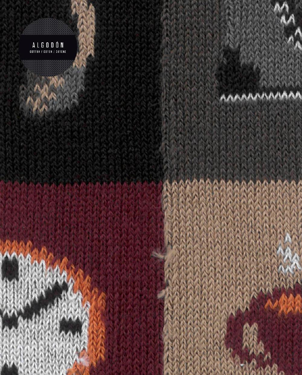 Punto Blanco Calcetines De Algodón - Cuadros Con Motivos