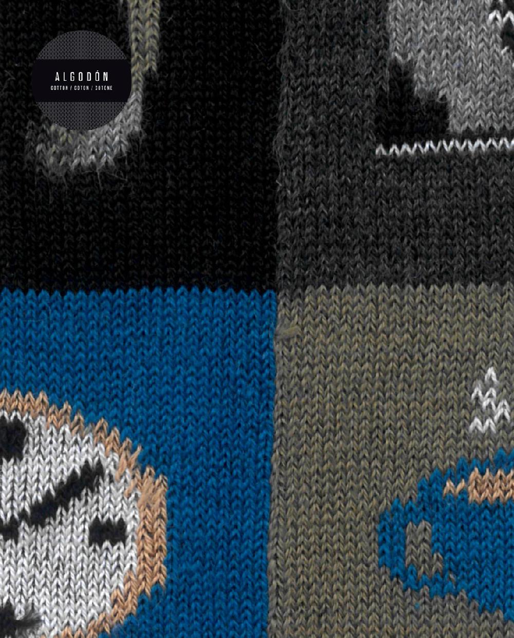 Punto Blanco Calcetines De Algodón - Cuadros Con Motivos