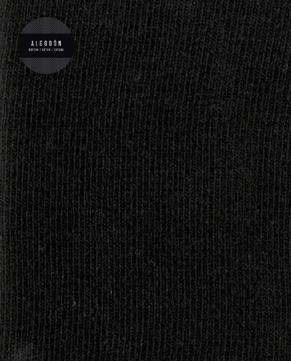 Punto Blanco Calcetines De Algodón Lisos Con Puño Roulé