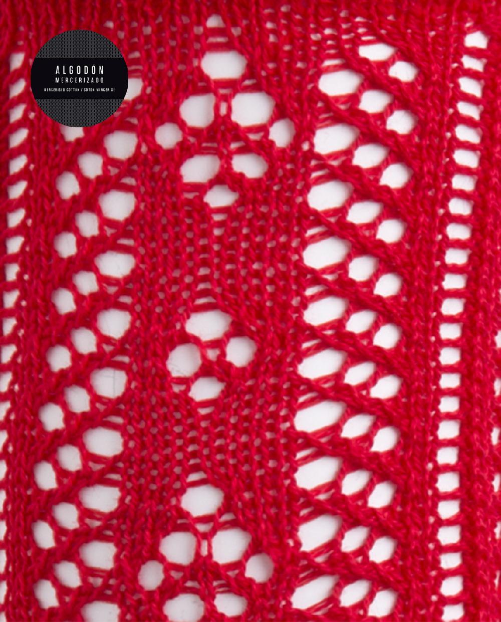 Punto Blanco Calcetines De Algodón Mercerizado Calados