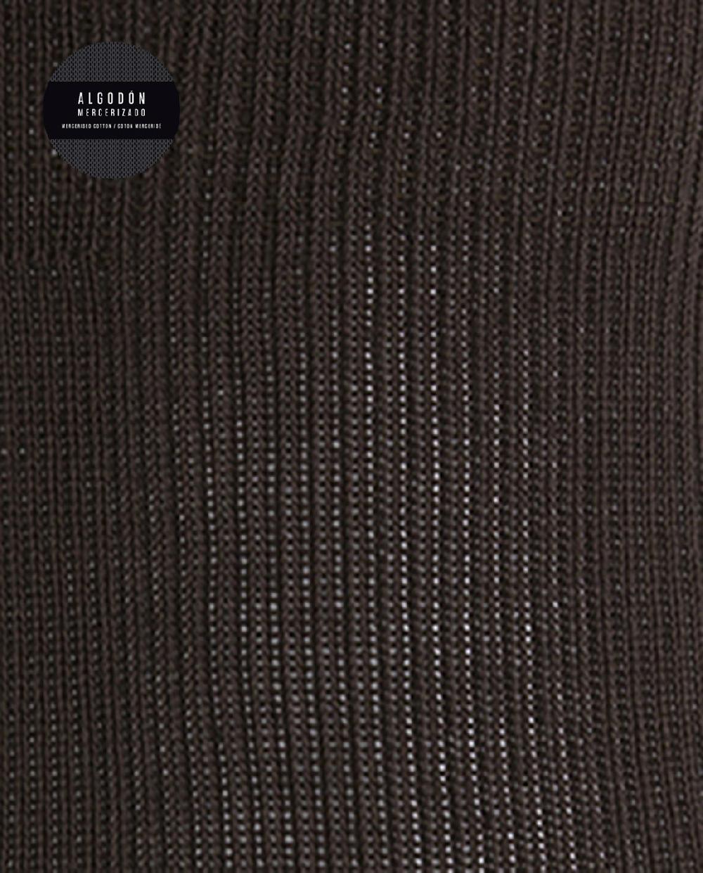 Punto Blanco Calcetines De Algodón Mercerizado De Canalé