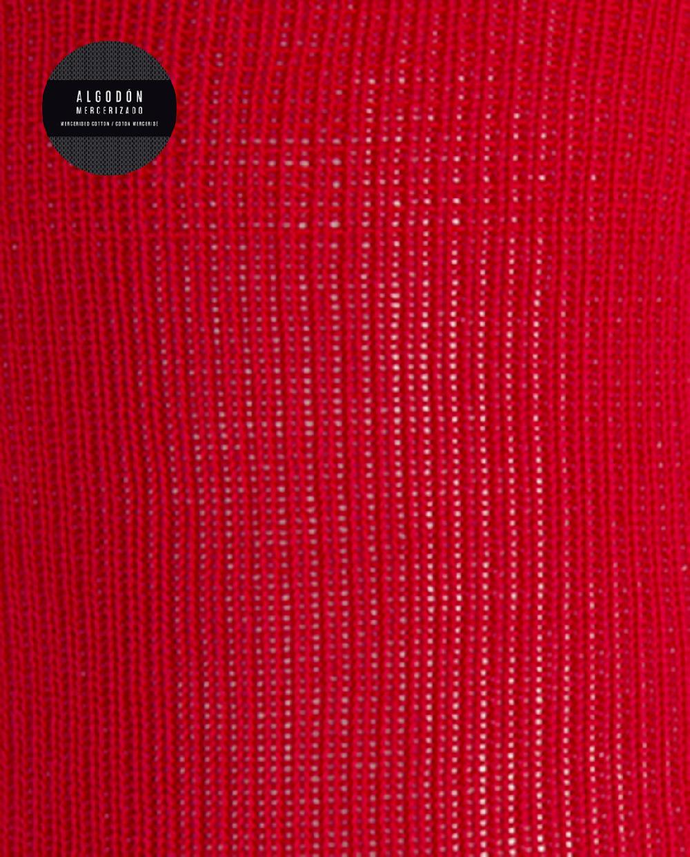 Punto Blanco Calcetines De Algodón Mercerizado De Canalé