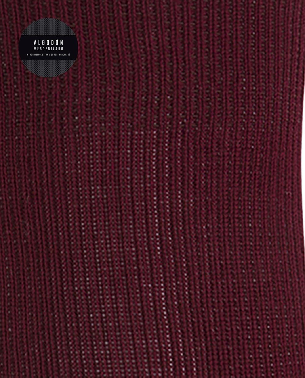 Punto Blanco Calcetines De Algodón Mercerizado De Canalé