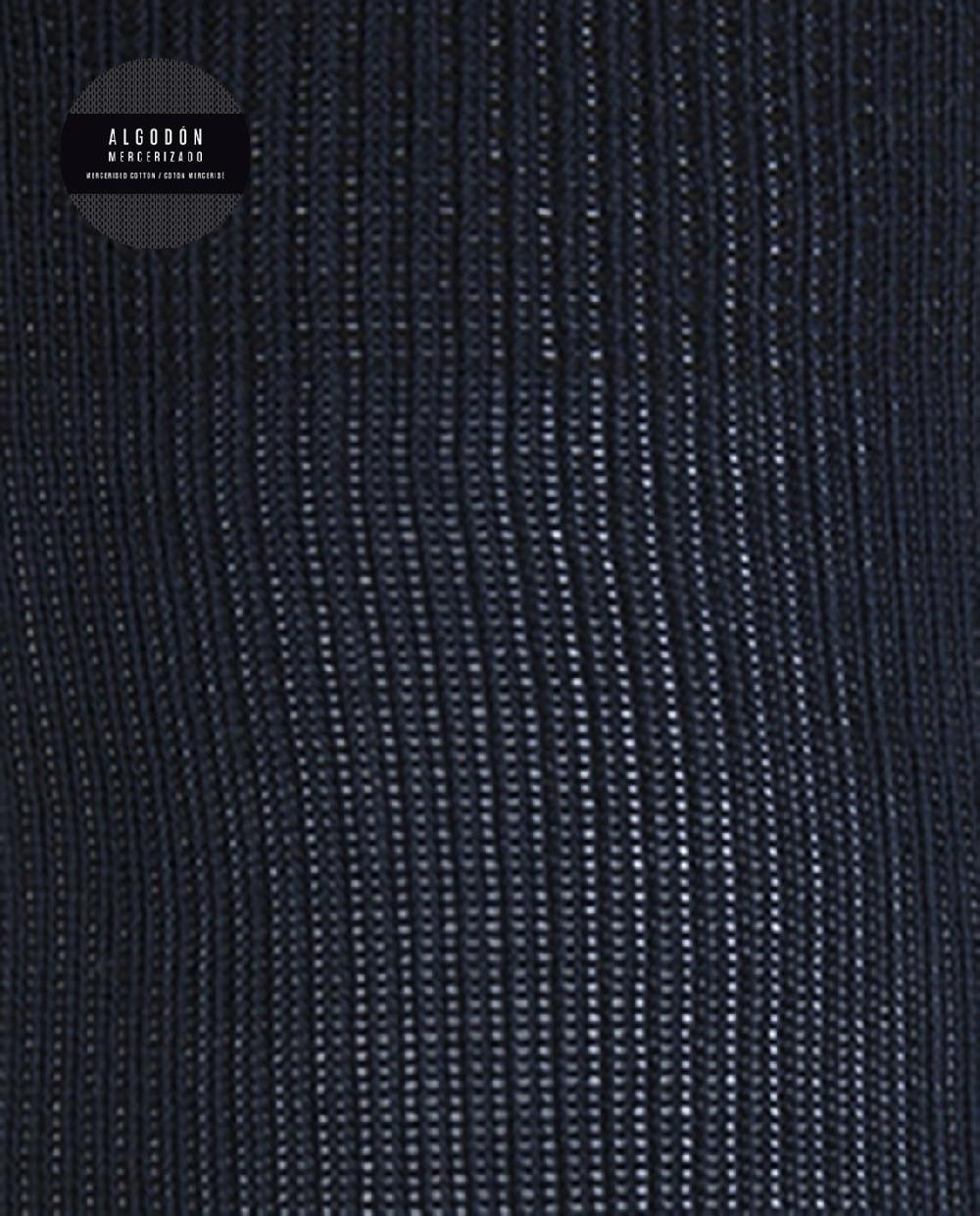 Punto Blanco Calcetines De Algodón Mercerizado De Canalé