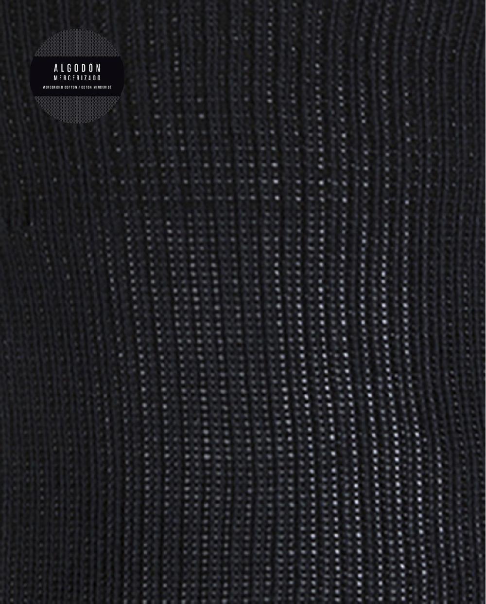 Punto Blanco Calcetines De Algodón Mercerizado De Canalé