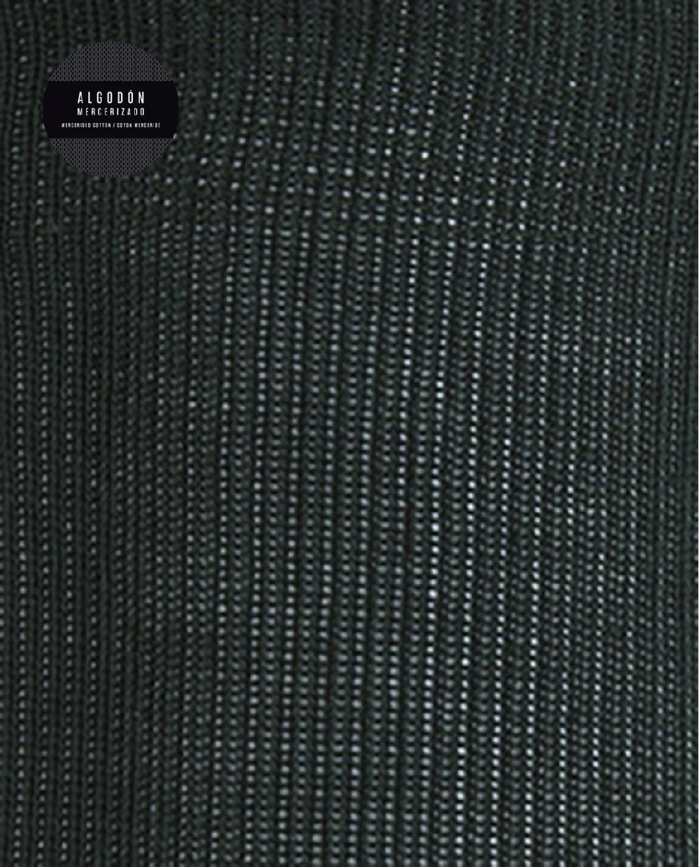 Punto Blanco Calcetines De Algodón Mercerizado De Canalé