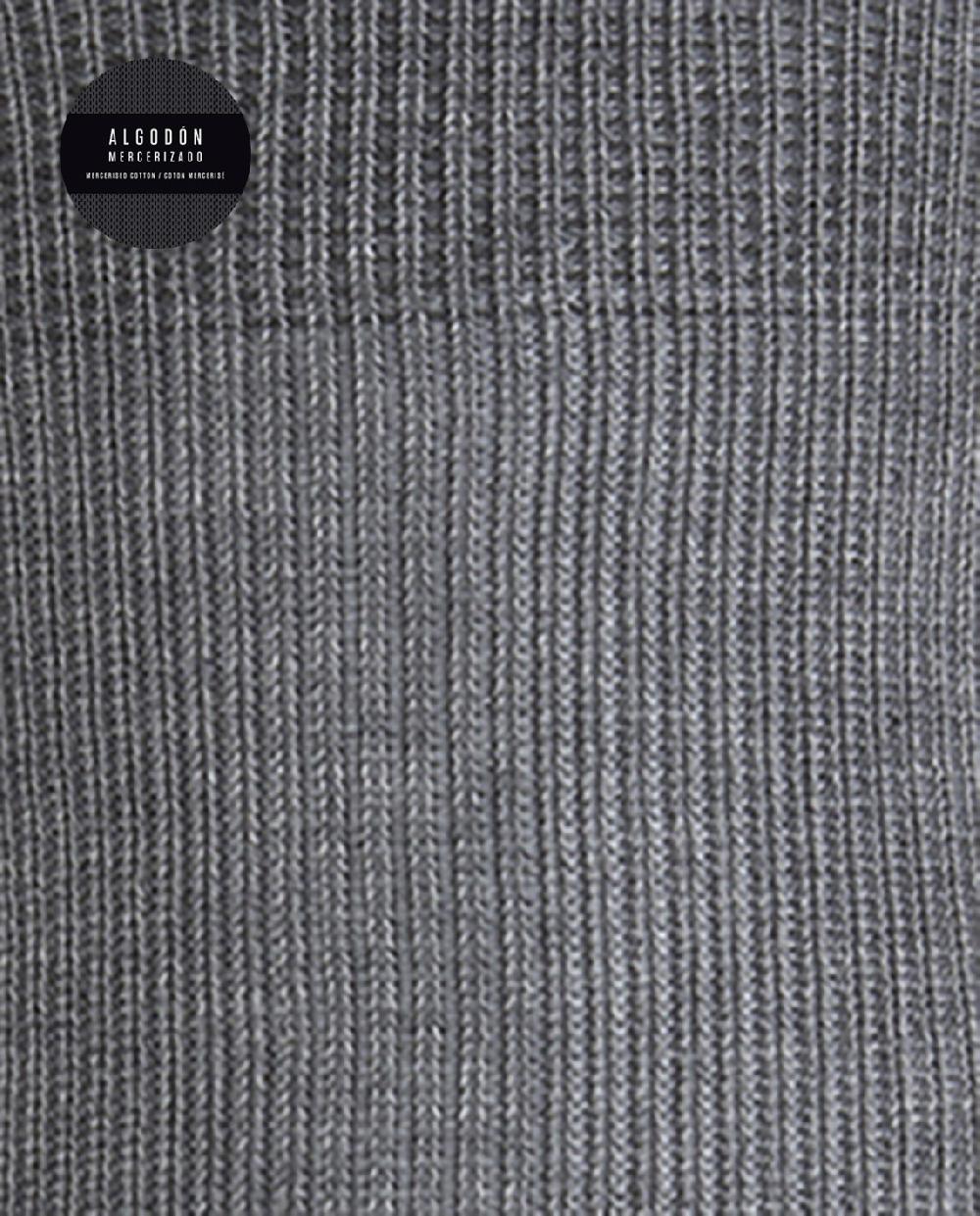 Punto Blanco Calcetines De Algodón Mercerizado De Canalé