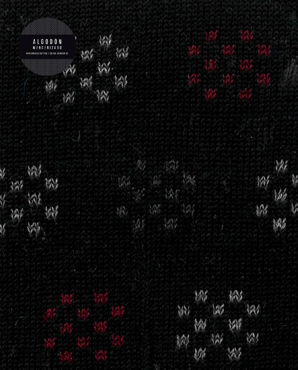 Punto Blanco Calcetines De Algodón Mercerizado - Figuras Geométricas