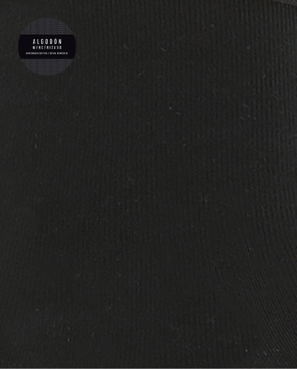 Punto Blanco Calcetines De Algodón Mercerizado Lisos Con Puño Roulé