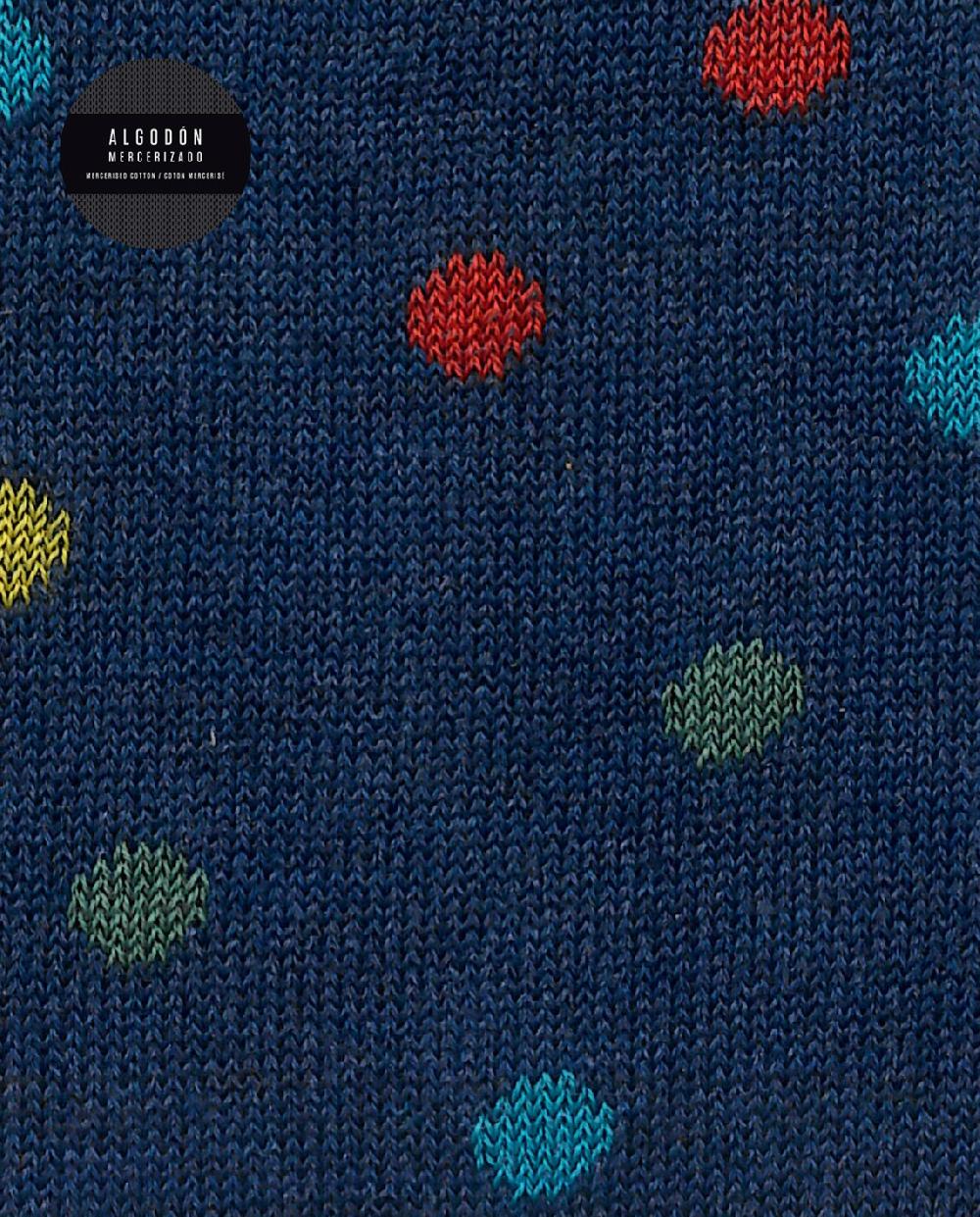 Punto Blanco Calcetines De Algodón Mercerizado - Lunares