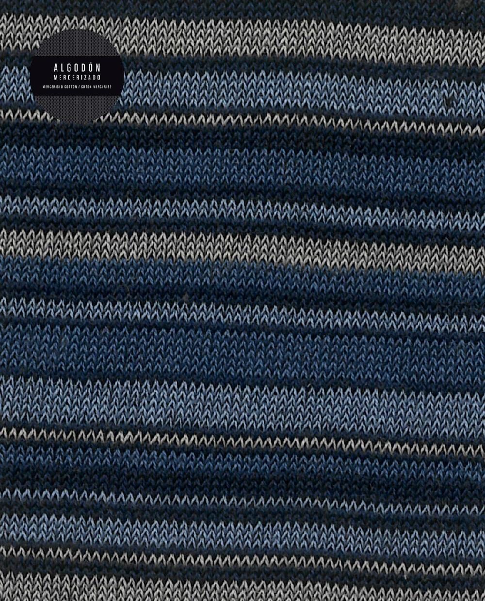 Punto Blanco Calcetines De Algodón Mercerizado - Rayas