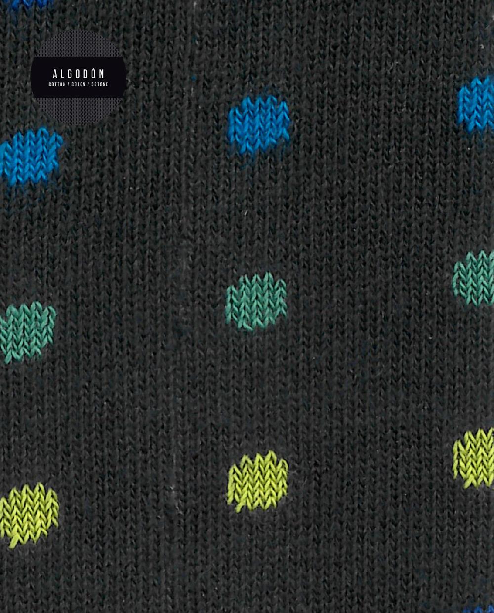 Punto Blanco Calcetines De Algodón - Puntos - Puño Roulé